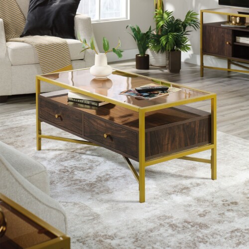 Mesa Ratona con Vidrio - Sauder - Linea Harper Heights Mesa Ratona con Vidrio - Sauder - Linea Harper Heights