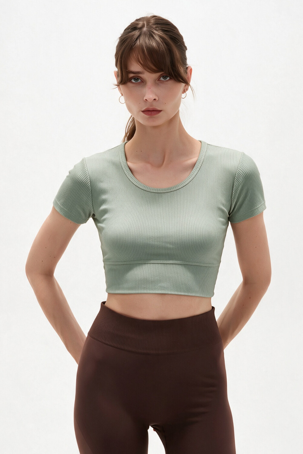 Remera Kodah Verde Grisaceo