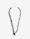 Collares Cortos Color Collar Corto Dije Estrella - Negro