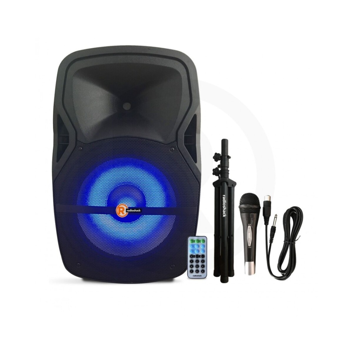 Como Funciona Altavoz Bluetooth Portatil Con Radio FM, Micro SD, USB y  Batería Liso Azul BBQ SPEAKER 