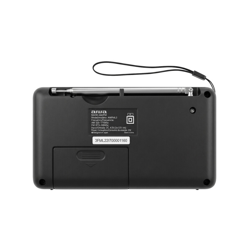 Radio Portátil Analógico de Bolsillo AIWA AM-FM AIWA | AWFML3 Radio Portátil Analógico de Bolsillo AIWA AM-FM AIWA | AWFML3