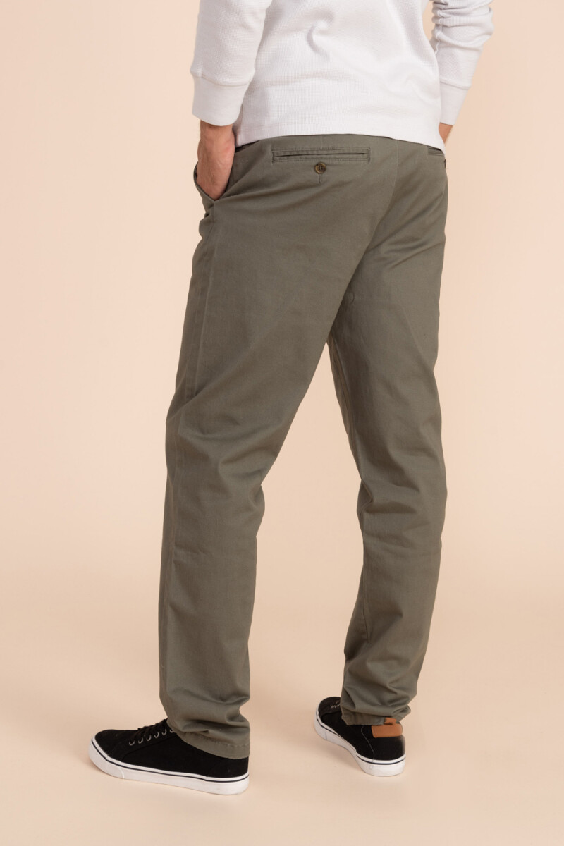 Pantalón chino Verde