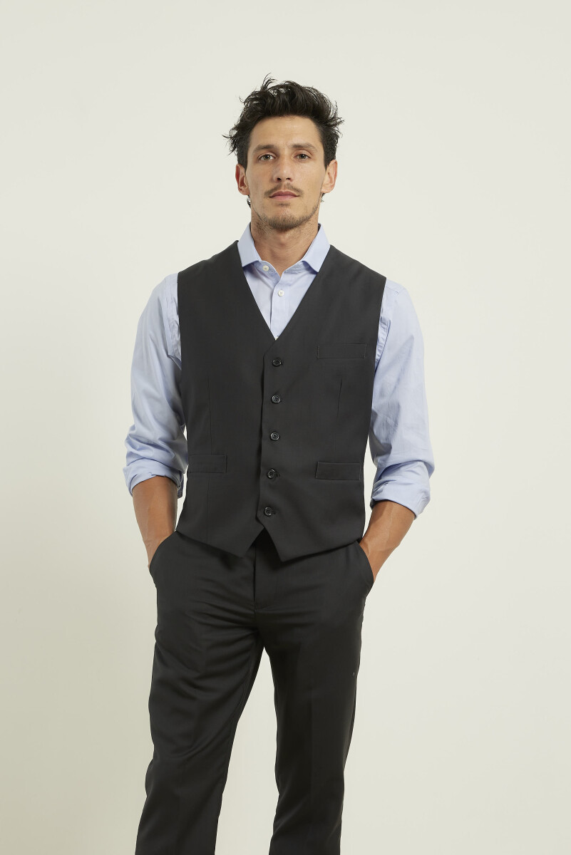 CHALECO VESTIR HARRINGTON LABEL - Gris 