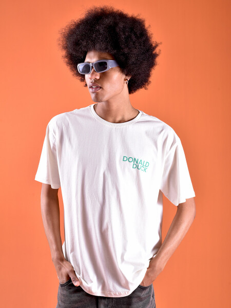 REMERA DONALD CLOCK OFF WHITE