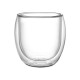 Set x2 vasos doble pared 200ml TRANSPARENTE