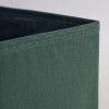 CAJA ORG DE TELA VERDE 31X15CM Unica