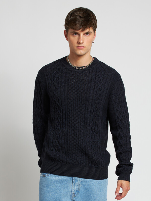 SWEATER LEIVA RUSTY Negro