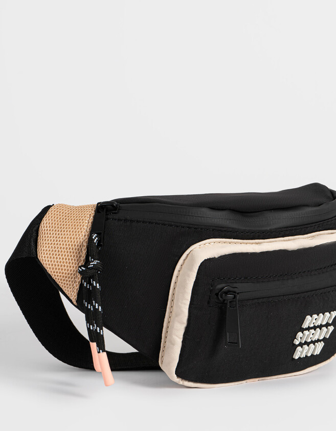 Riñoneras Deportivo Riñonera Colorblock Sport - Negro