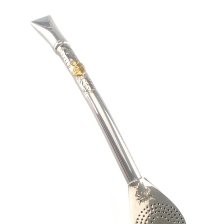 Bombilla de alpaca y bronce A11
