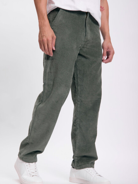 Pantalón pana Verde
