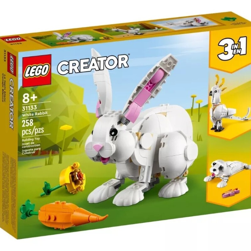 Lego Creator 3 en 1 31133 - Conejo blanco Lego Creator 3 en 1 31133 - Conejo blanco