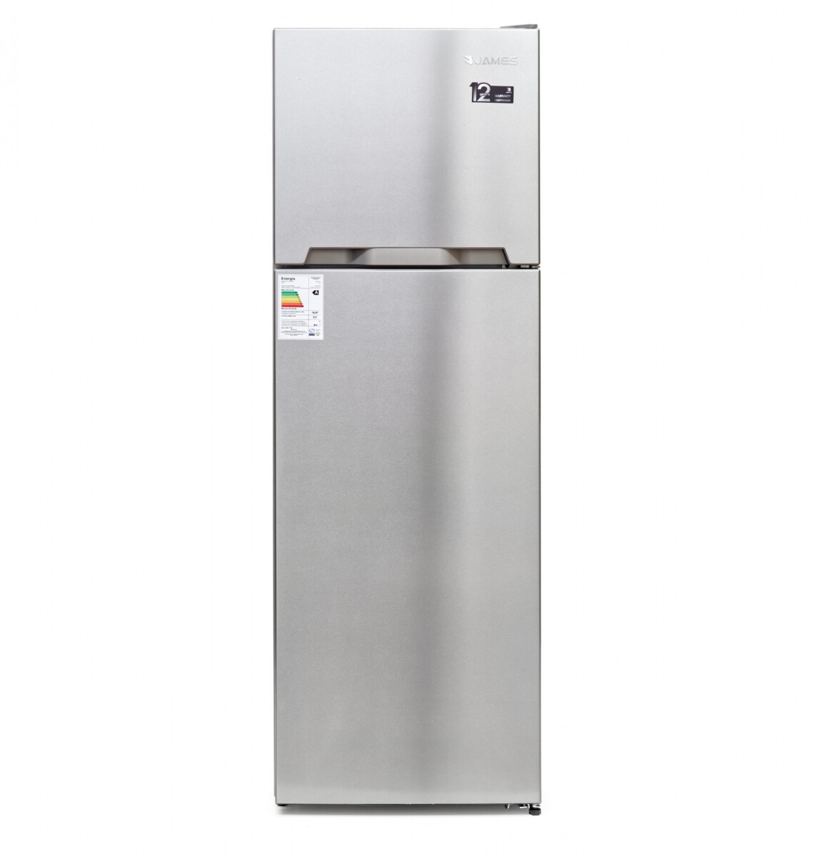 Heladera Frío seco 310 L Blanca James RJ 405 INV INOX 
