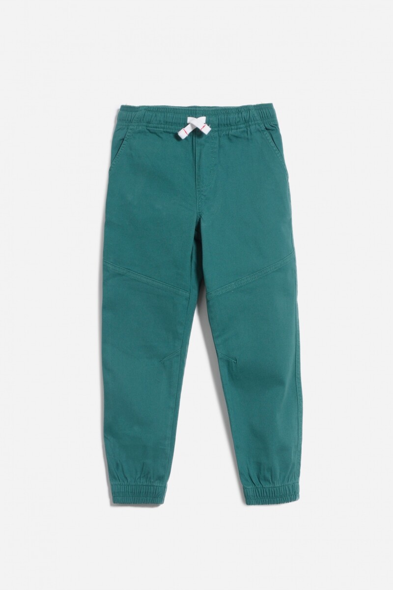 Jogger gabardina - Verde petroleo 