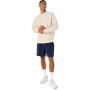 Polera Training Fleece Relaxed Crew-Neck Top Hombre Oatmeal
