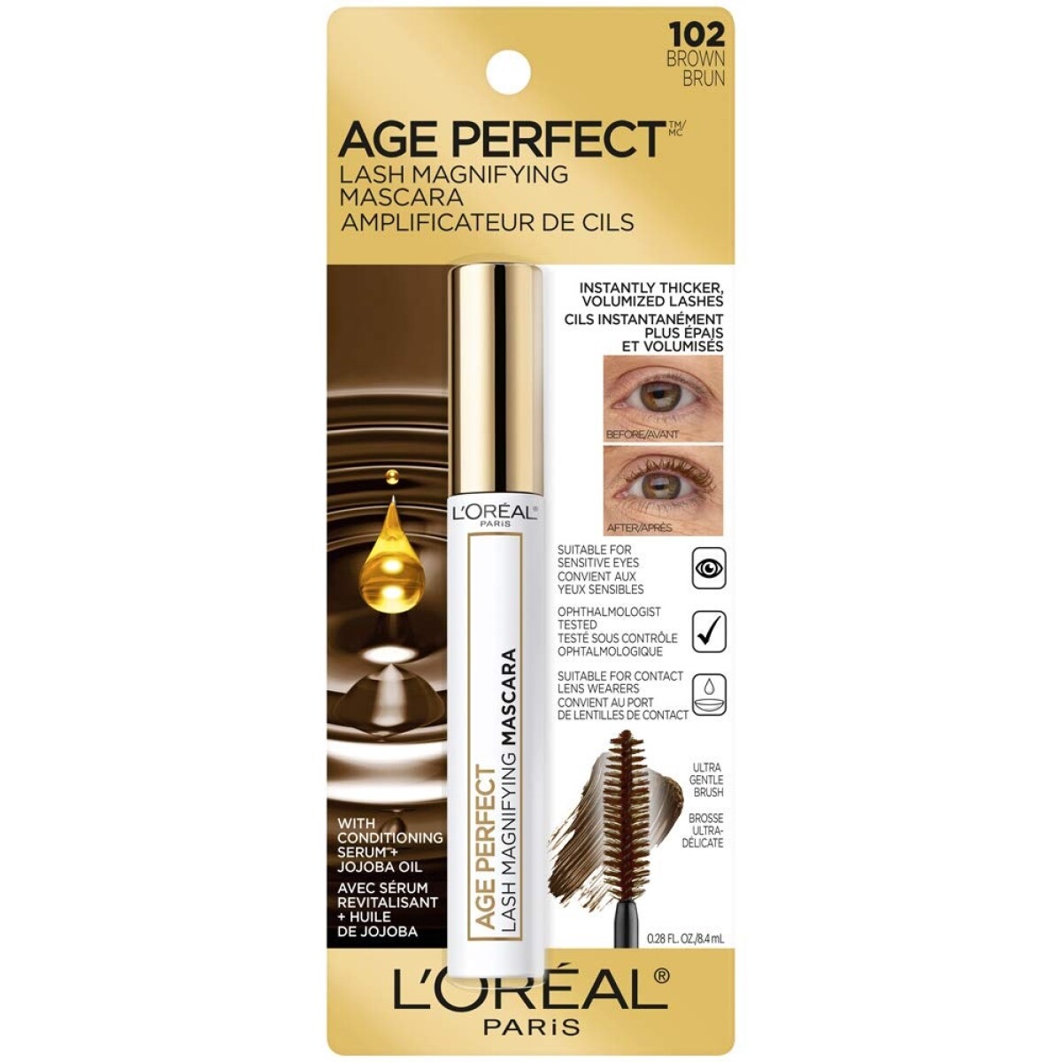 Máscara L´oreal Age Perfect Lash Magnifying Brown 
