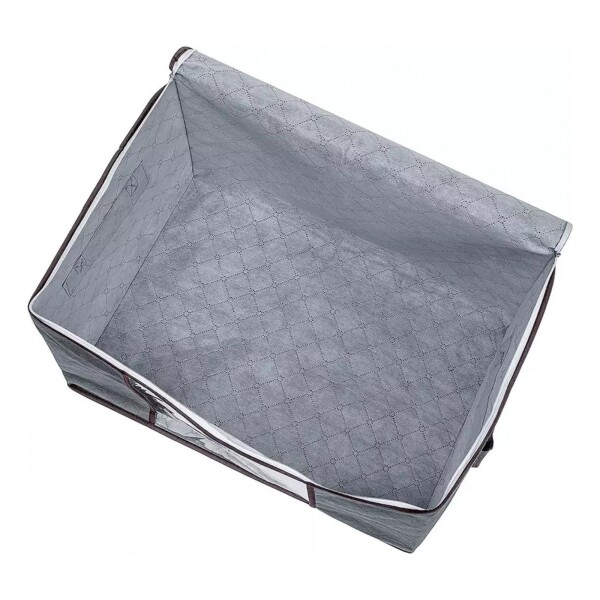 Pack X20 Organizador De Tela Funda Sabanas Mantas Acolchados Color Variante Gris