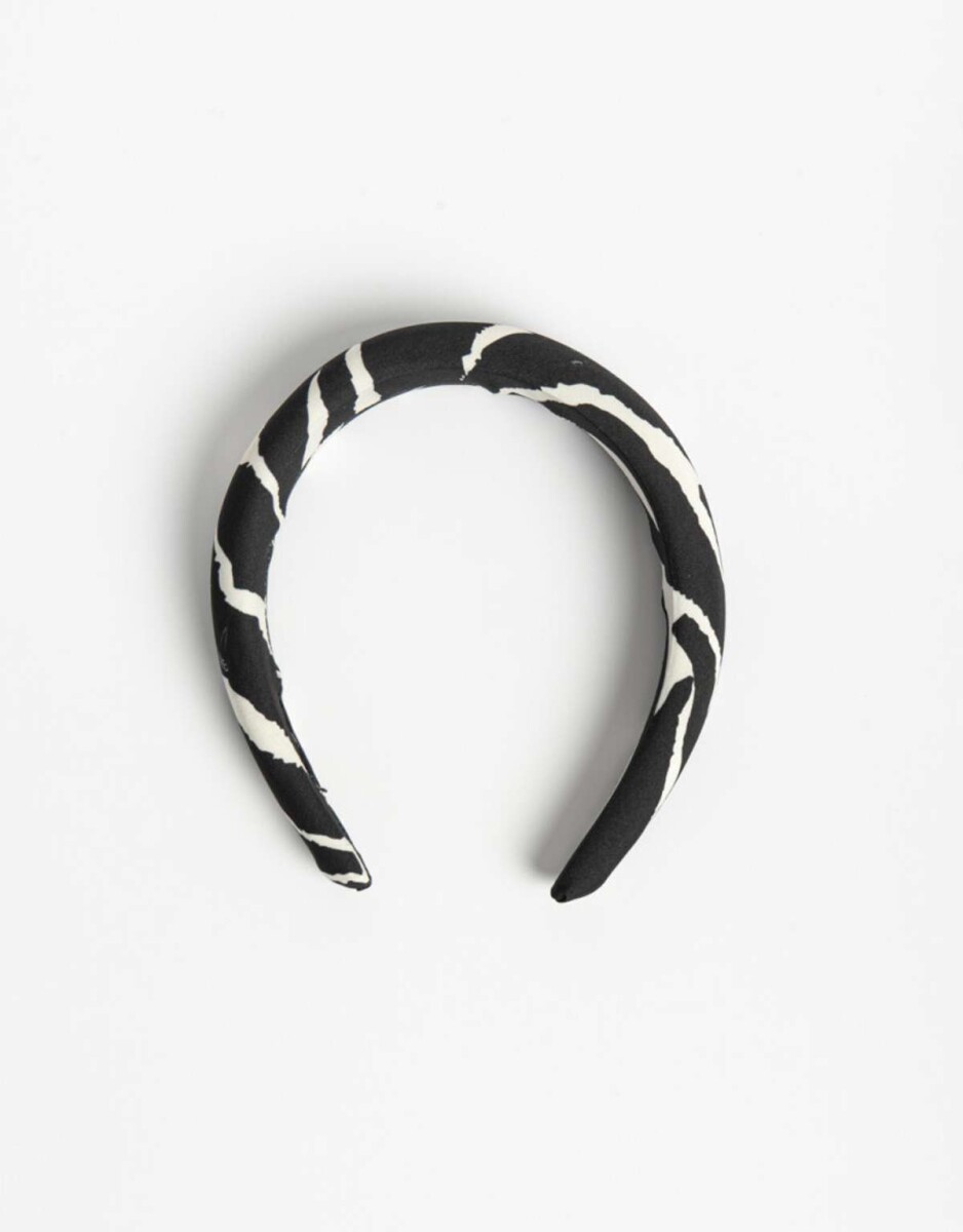 Vincha Semi Puffy Snake - Estampado Animal Print 