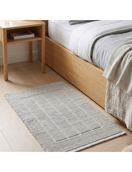 ALFOMBRA ALGODÓN 40X60CM RAYAS CRUDO ALFOMBRA ALGODÓN 40X60CM RAYAS CRUDO