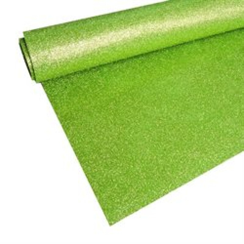 Goma Eva Con Brillantina Verde Claro 40x60 cm #Goma Eva Con Brillantina Verde Claro 40x60 cm