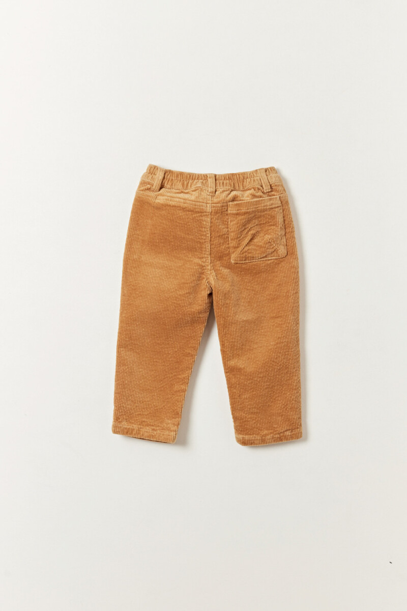 Pantalón pana Tostado