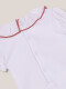 Body Con Cuello De Popelin Hilo A Contraste Blanco