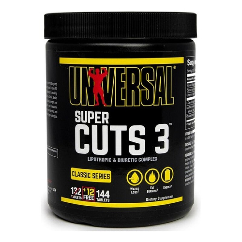 Suplemento Universal Super Cuts 3 x144 cápsulas Suplemento Universal Super Cuts 3 x144 cápsulas