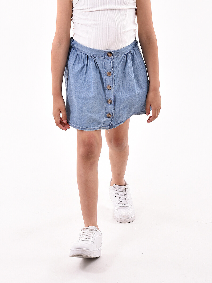 FALDA CIRA - CELESTE 