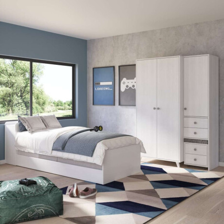 Ropero 3 Puertas Madera Maciza Linea Hashtag