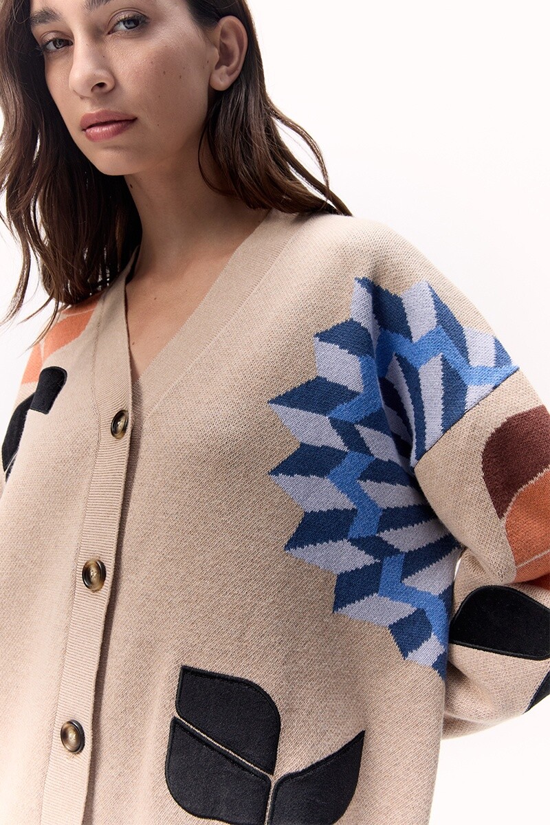 Cardigan Grecia Camel