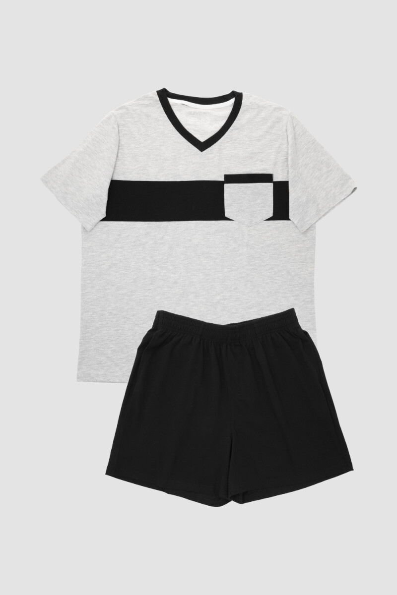 77806-pijama louis Gris melange