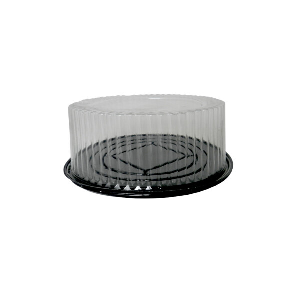 TORTERA PET BASE NEGRA 26X9.8 NEGRO