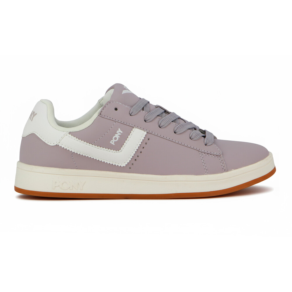 Pony Calzado Lifestyle Square Pu Hombre - Gris/Blanco Gris-Blanco