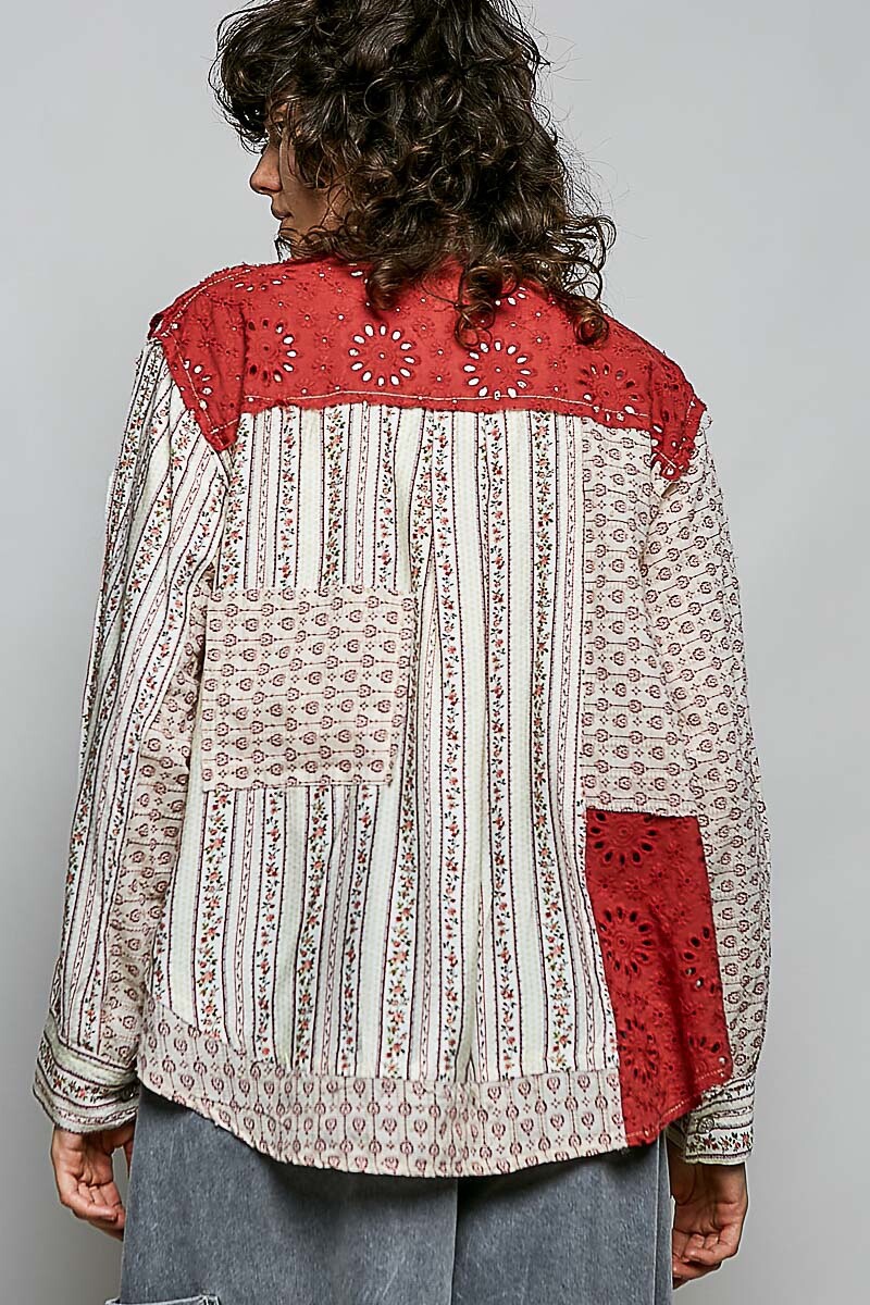CAMISA MULTI Bordo