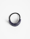 Gomitas Elásticas Glossy Pony Cuff De Acrilico Glossy. - Azul Noche