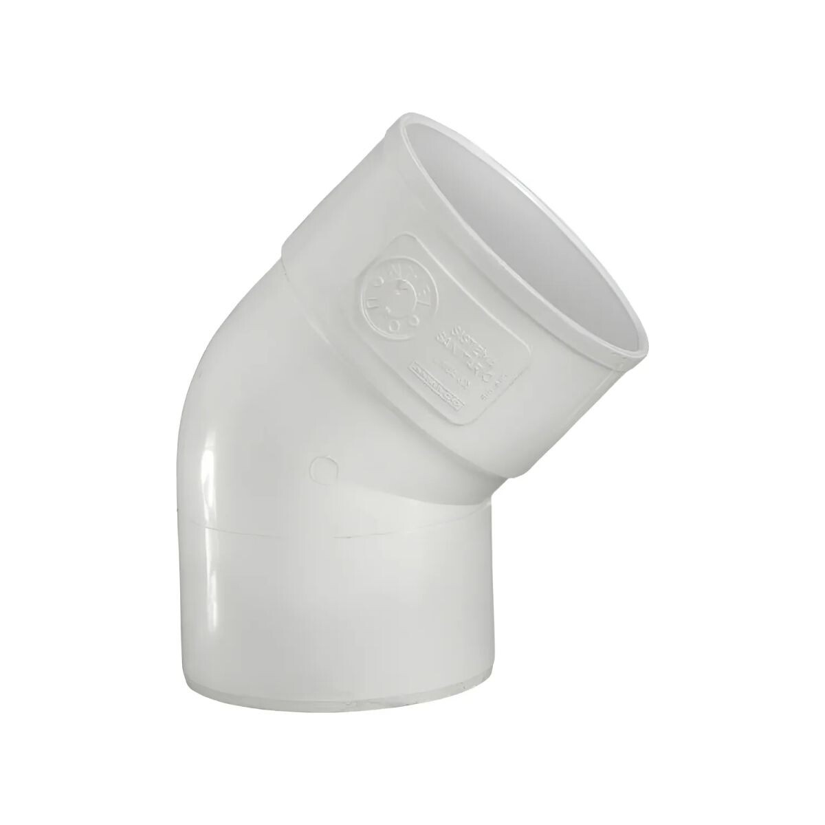 Codo Pvc 63mm 45º Mh 