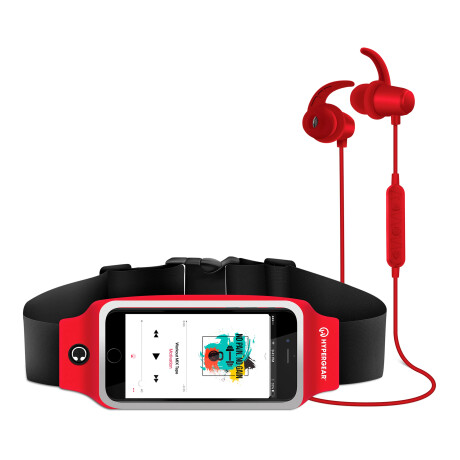 Hypergear - Kit Deportivo: Cinturón + Auriculares 001