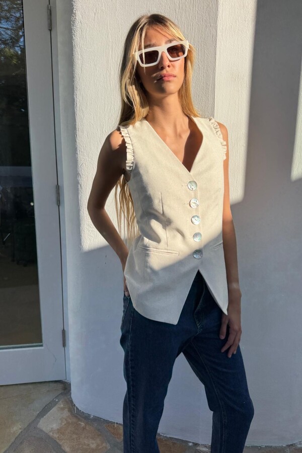 Long Vest Crudo Long Vest Crudo