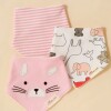 Set baberos bandana x3 raton rosa