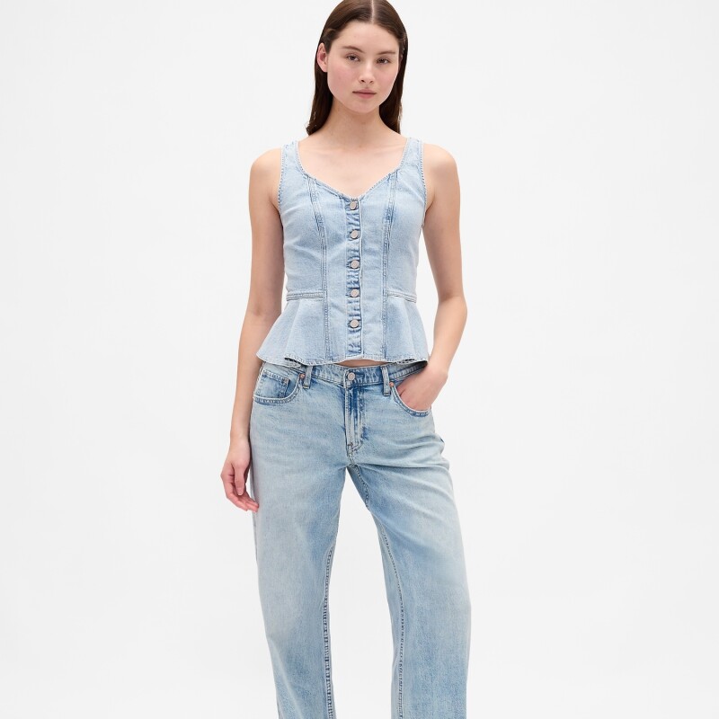90S LR LOOSE LT MURRAY LIGHT INDIGO 1