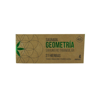 Sahumerio Sagrada Geometría 31hierbas Sagrada Geometria 31 Hierb X4