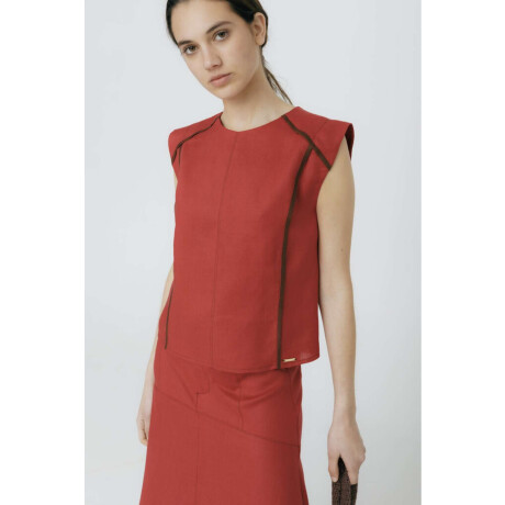 Pre Venta Blusa Rucu Cherry