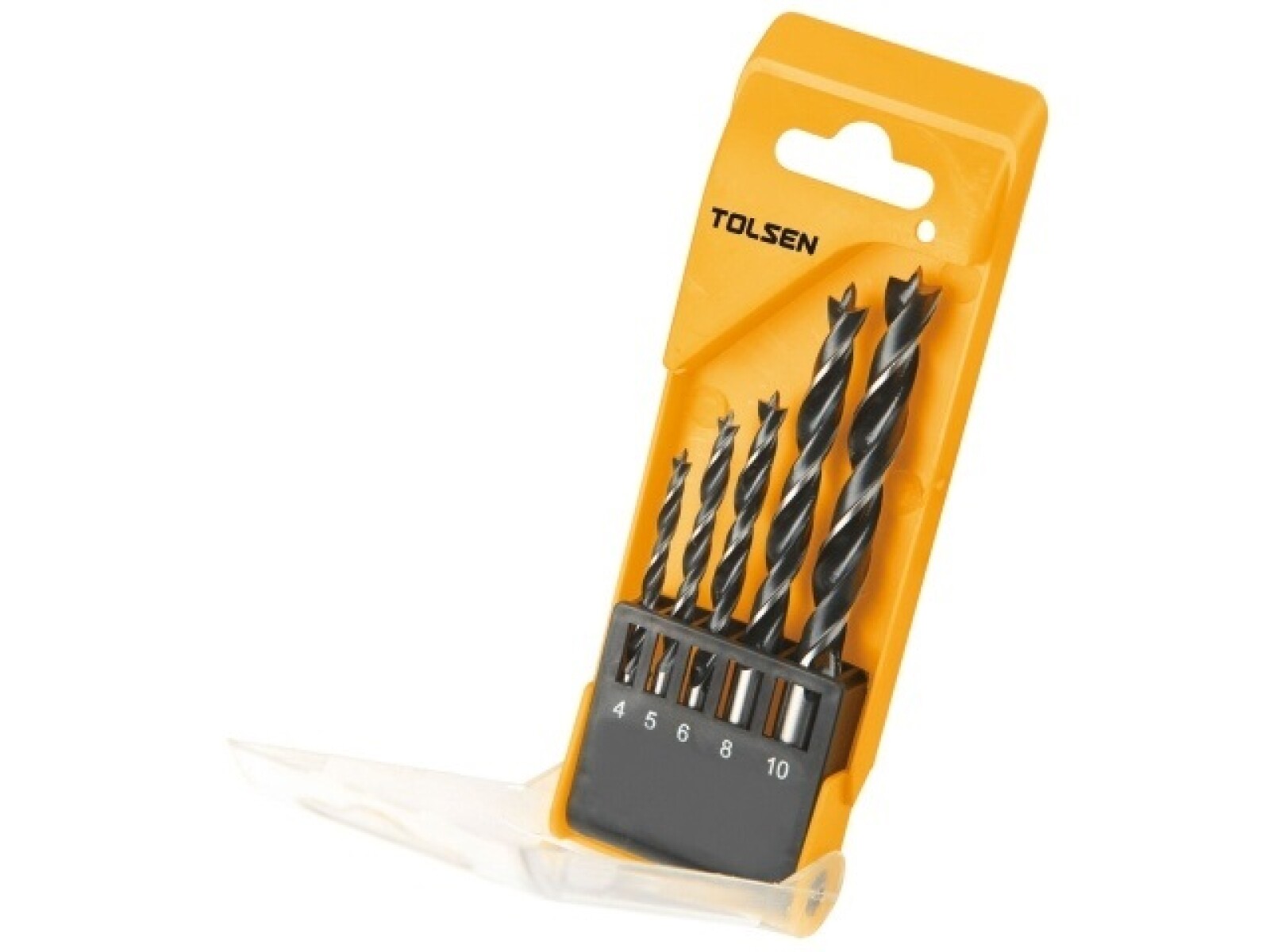 TOLSEN JUEGO MECHAS MADERA 5 PZAS 4-5-6-8-10MM 