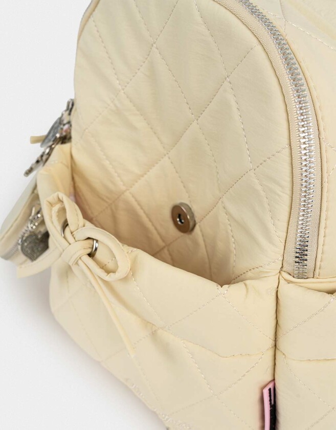 Mochilas Urbanas Mochila Chicas Superpoderosas - Blanco Crudo