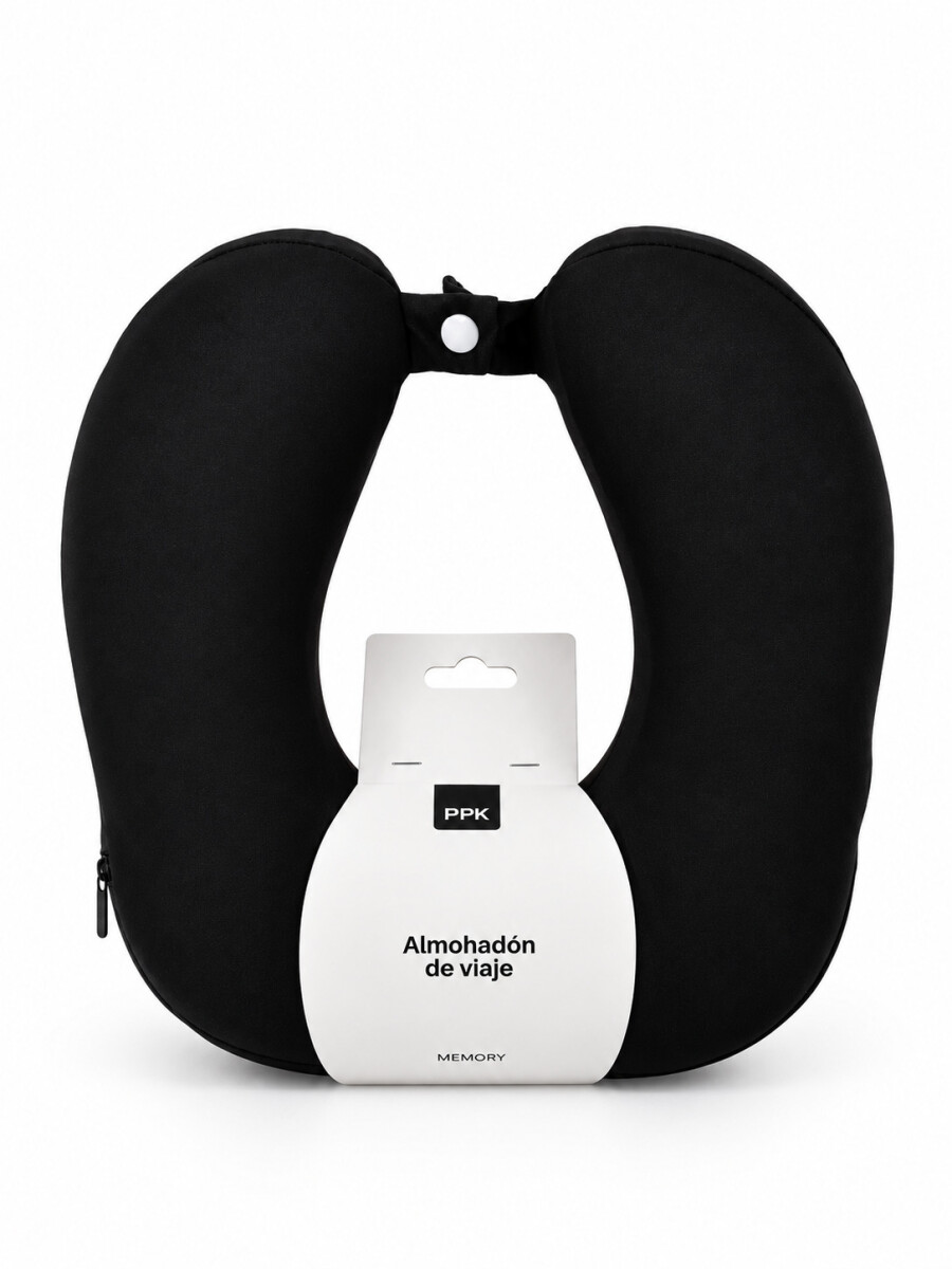 ALMOHADON VIAJE MEMORY - NEGRO 