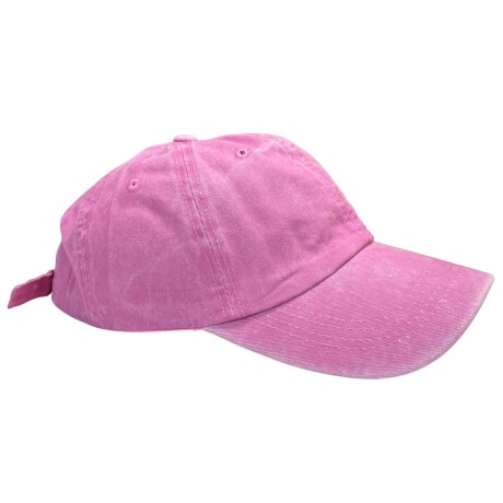 Gorro Con Visera Jaspeado Con Hebilla - Rosa Viejo Gorro Con Visera Jaspeado Con Hebilla - Rosa Viejo