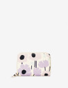 Ficheros Zip Round Billetera Fichero Estampado - Estampado Flores