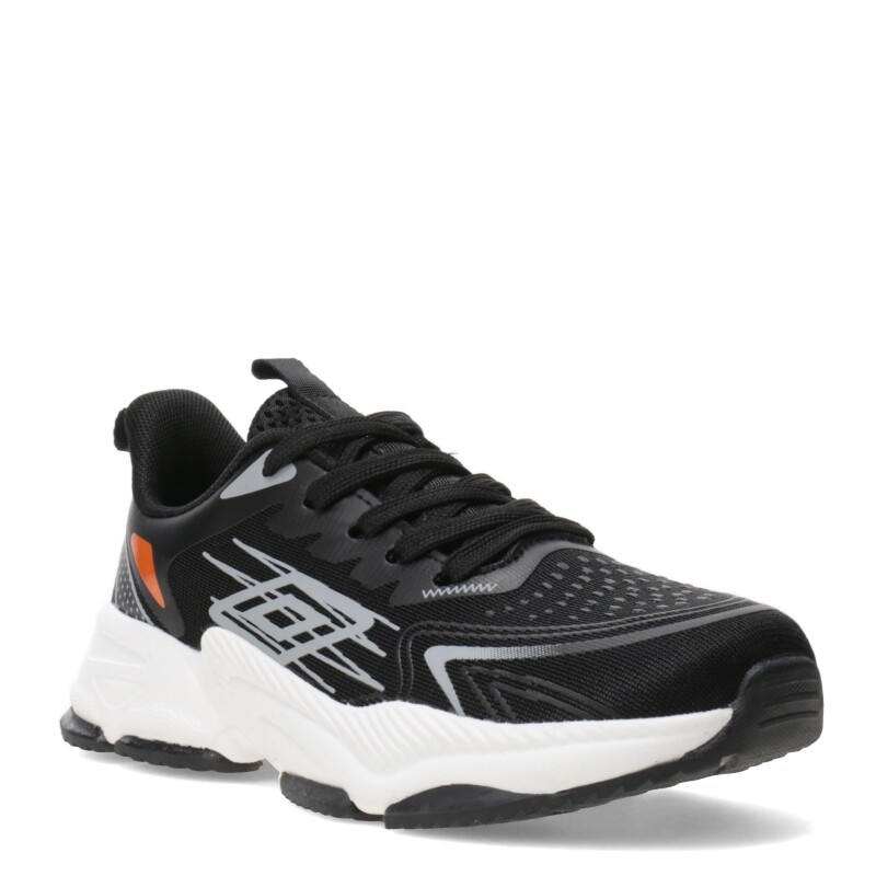 Championes Infantiles Umbro Negro - Anaranjado