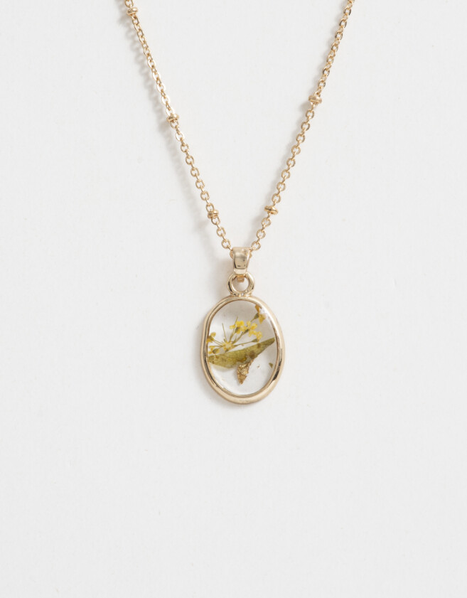 Cadena Corta con Dije Birthflowers Cortos Birthflowers - Dorado