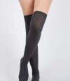 Medias 7/8 tejidas Gris oscuro