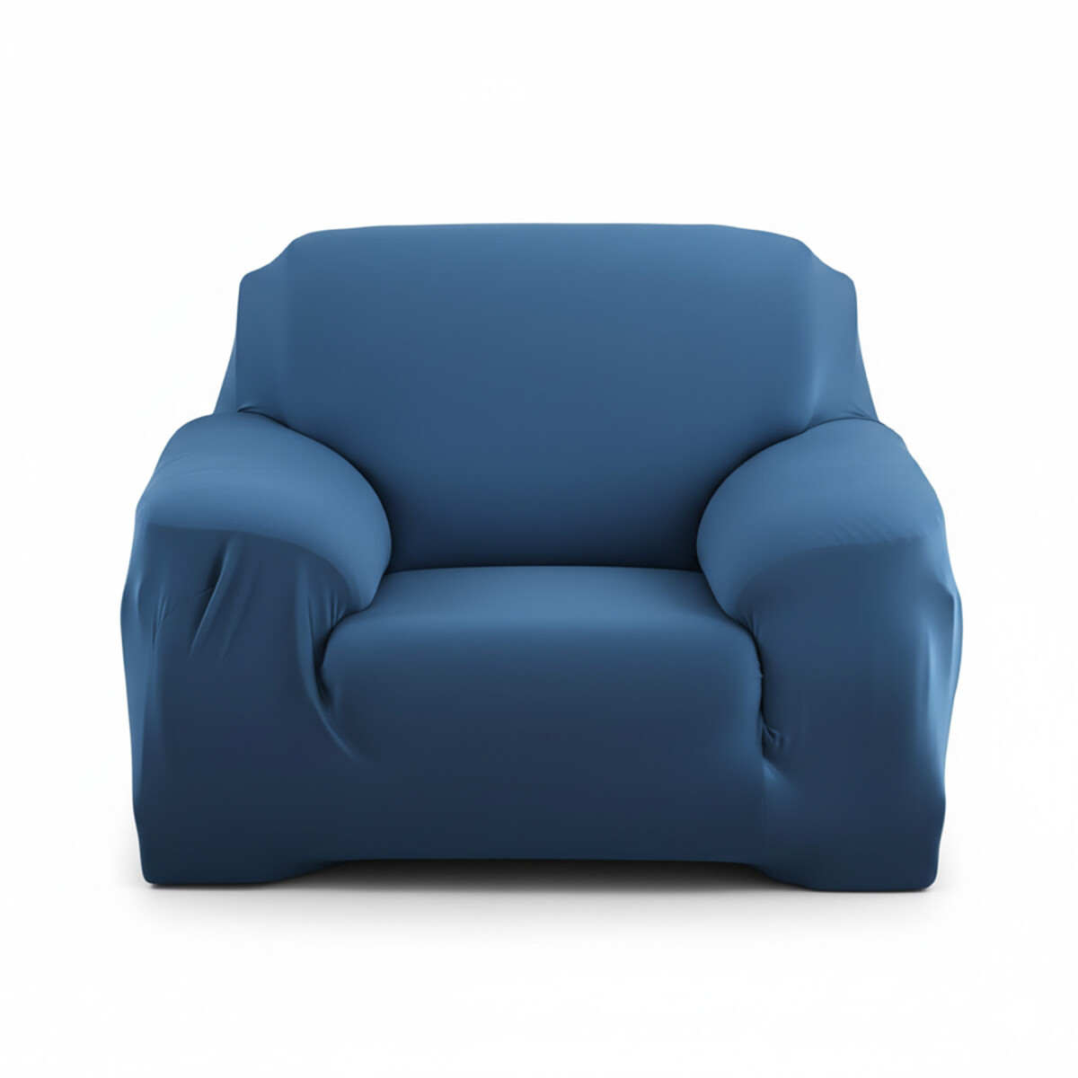 Cubre Sofa Elastico Elastizado Funda 1 Cuerpo Plaza - Azul 1 